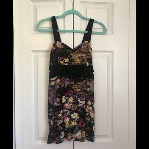 Cute Mini dress with sheer middle section